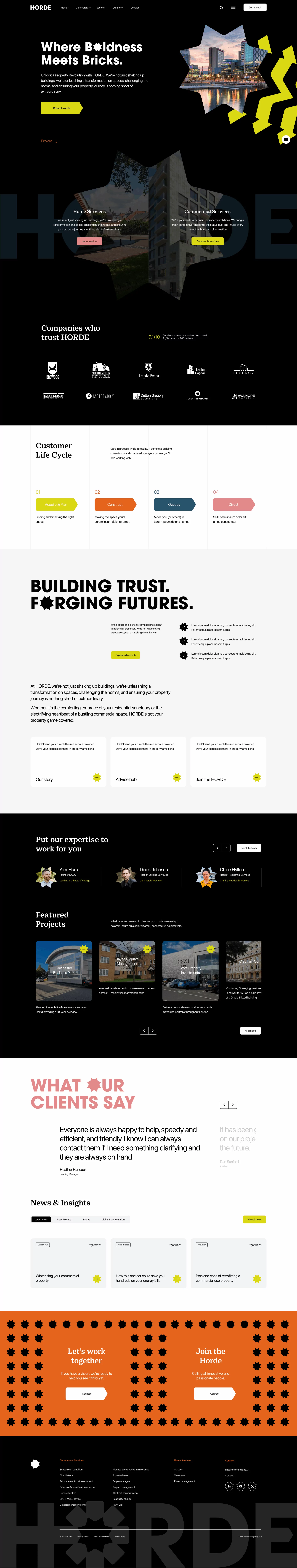 Horde homepage