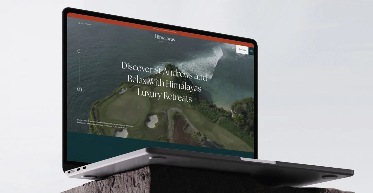 laptop displaying Himalayas home page