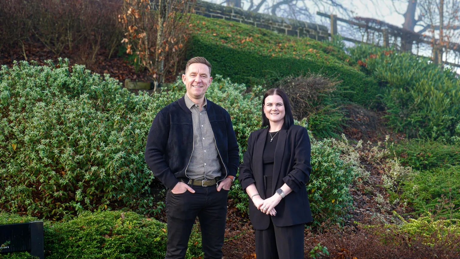 Damien Fisher and Katrina Cliffe